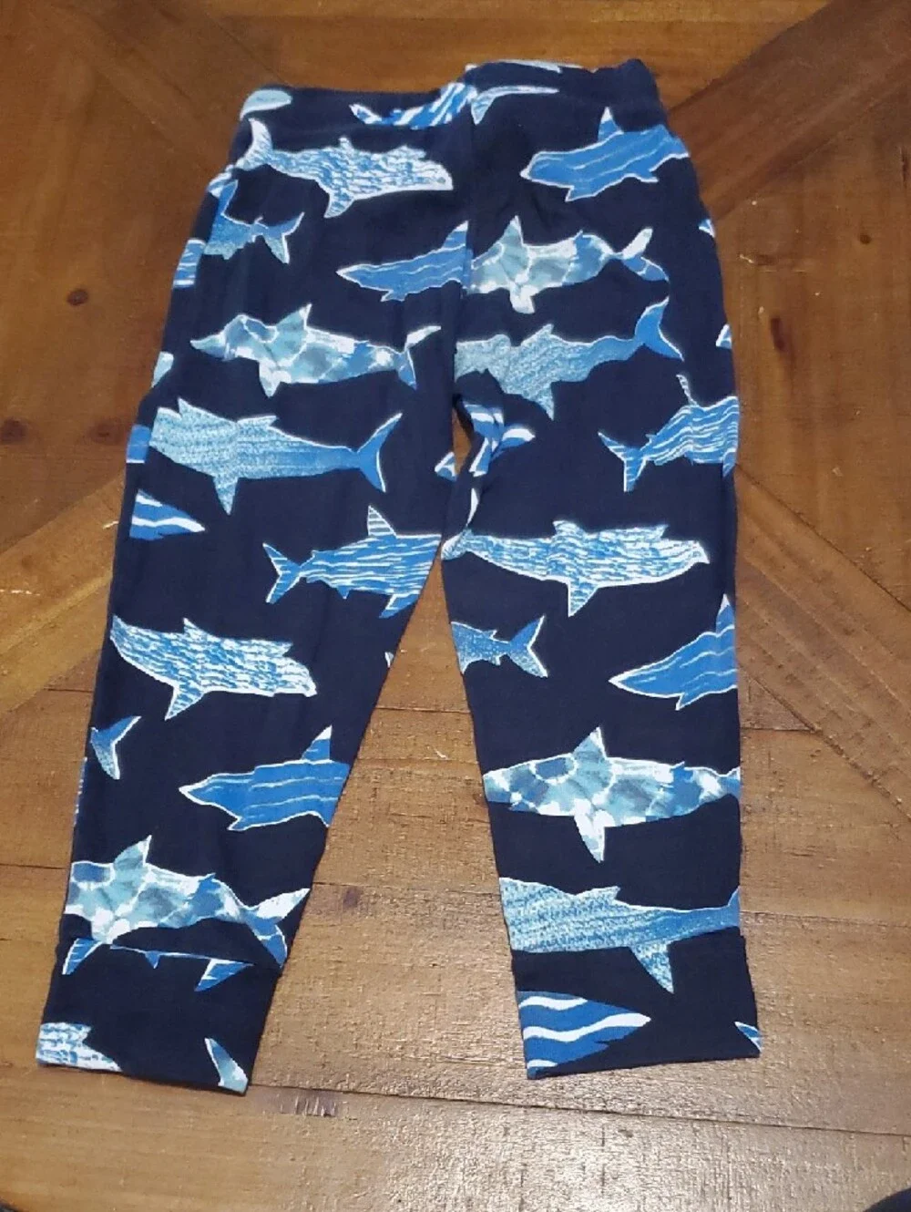 Old Navy Navy Blue Shark Print Jogger Sweatpants